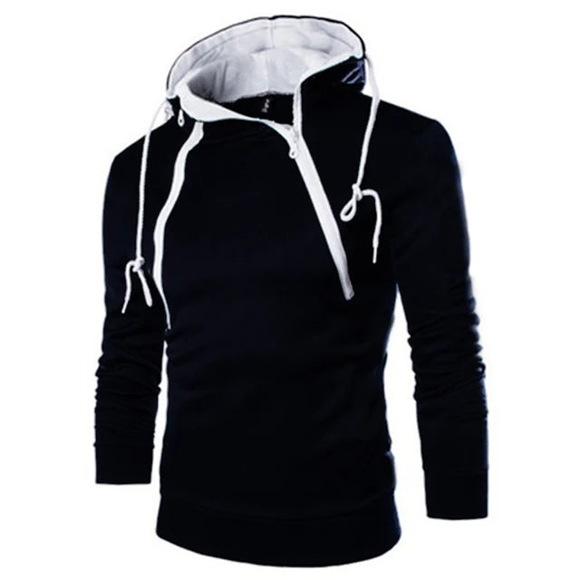 Men's High Neck  Hooded Pullovers Rose’Mon Retail
