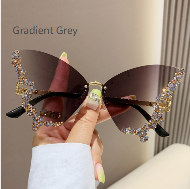 Diamond Butterfly Sunglasses Rose’Mon Retail