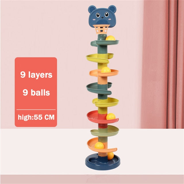 Baby Toys Rolling Ball Pile Tower Rose’Mon Retail