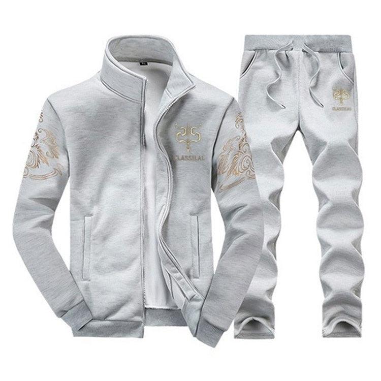 Men's Zipper Sweat Suit Set Rose’Mon Retail