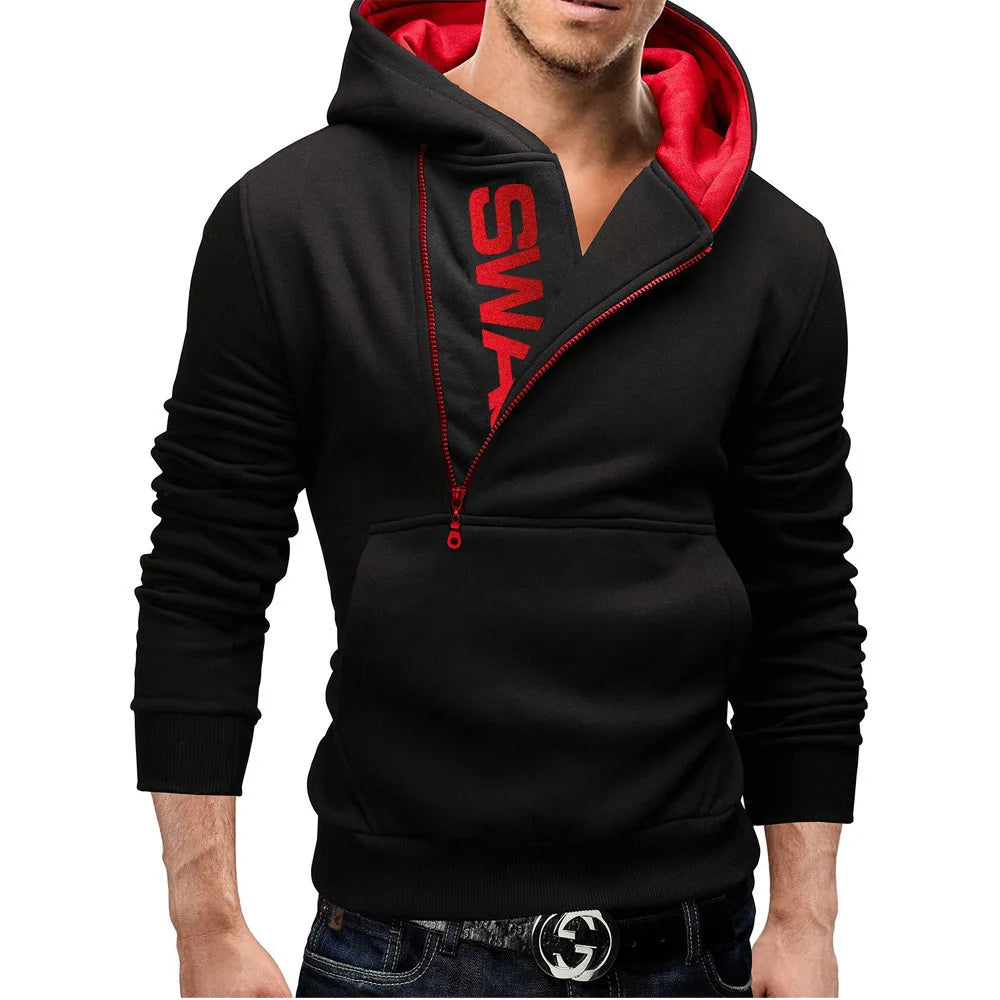 Men's High Neck  Hooded Pullovers Rose’Mon Retail