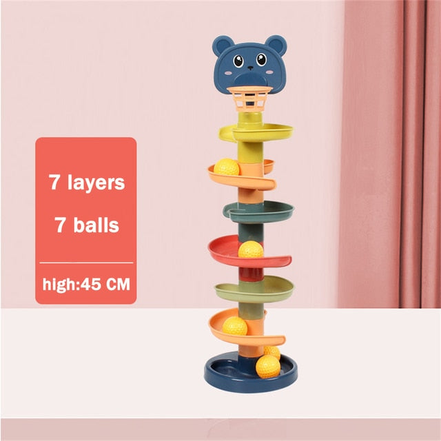 Baby Toys Rolling Ball Pile Tower Rose’Mon Retail