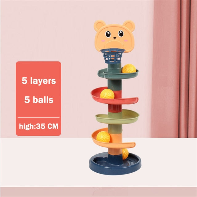 Baby Toys Rolling Ball Pile Tower Rose’Mon Retail