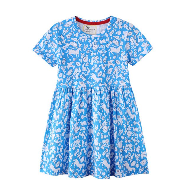 Dots Girls Dresses For Summer Princess Party Kids Clothes Short Sleeve Baby Dress Rose’Mon Retail