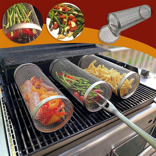 Stainless Steel Grilling Basket Rose’Mon Retail