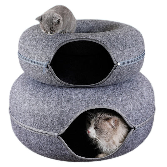 Donut Shaped Cat Bed Rose’Mon Retail