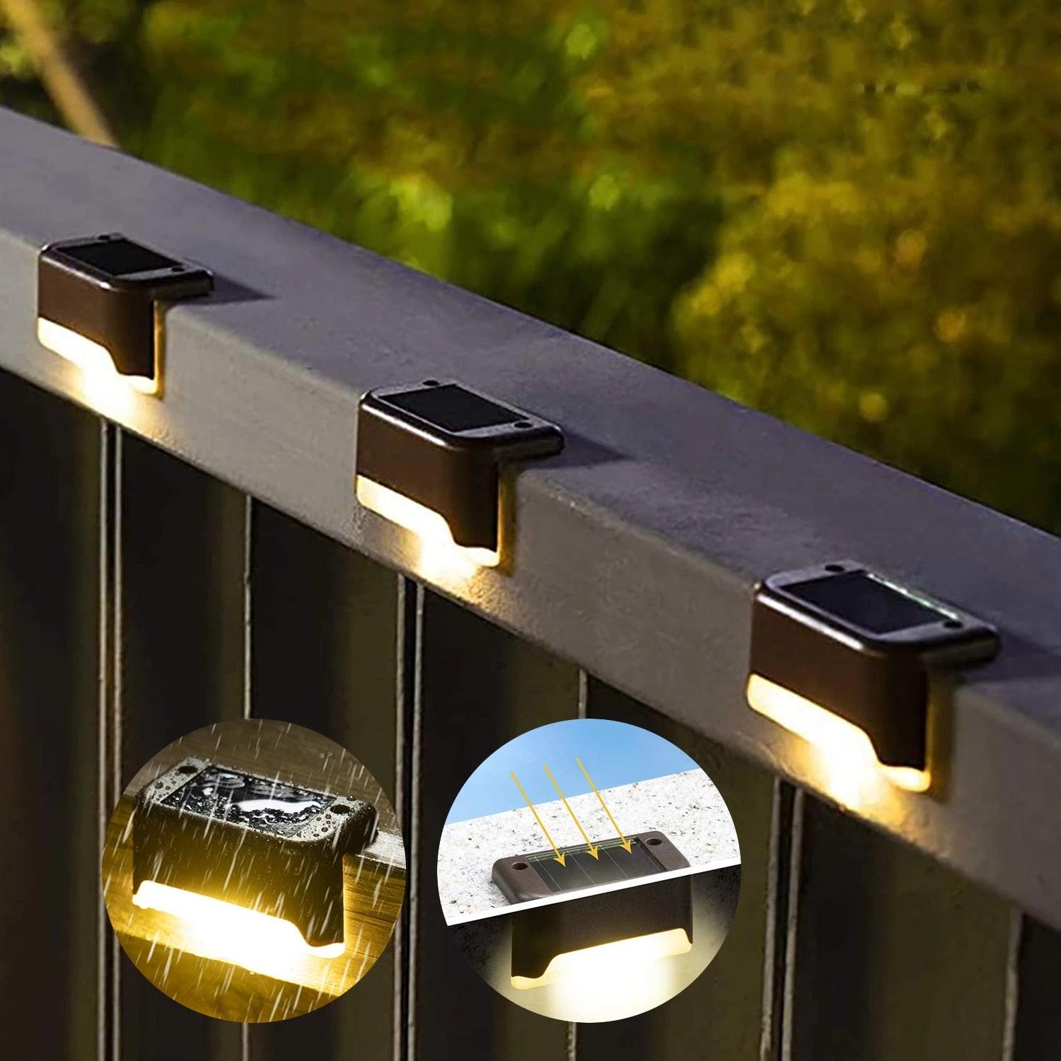 Waterproof Solar Deck Step Lights - Rose’Mon Retail