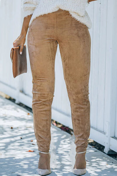 Plus Size High Waist Skinny Pants Trendsi