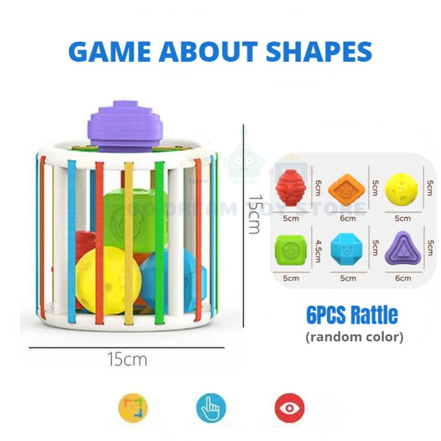 Colorful Shape Blocks Sorting Game Rosemond's Retail