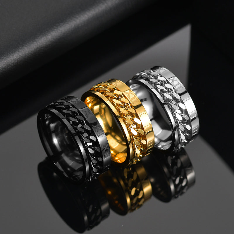 Cool Rotatable Ring Rose’Mon Retail