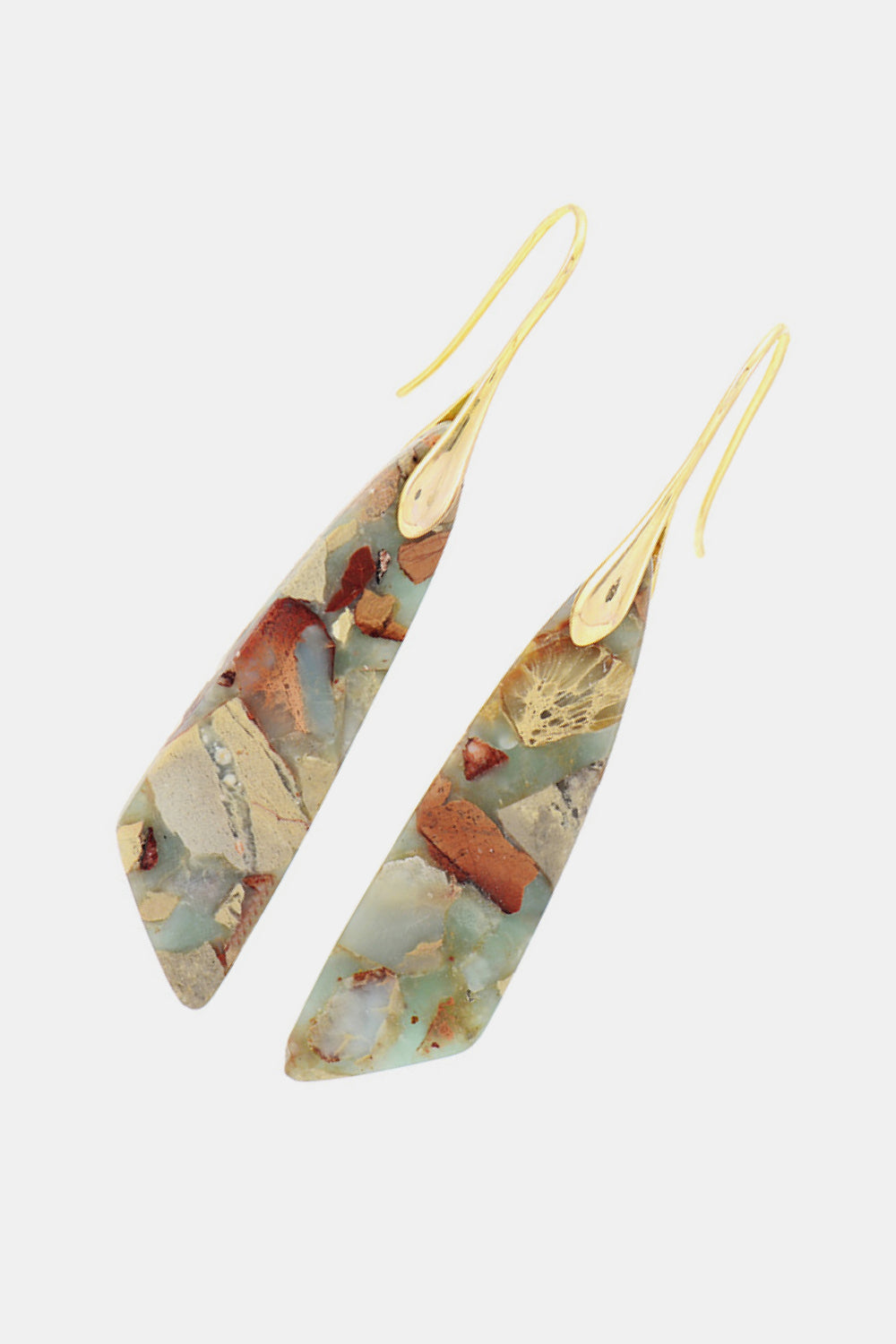 Handmade Natural Stone Dangle Earrings Trendsi