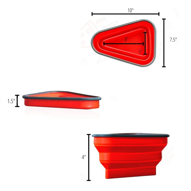 Foldable Pizza Pack Container Rose’Mon Retail