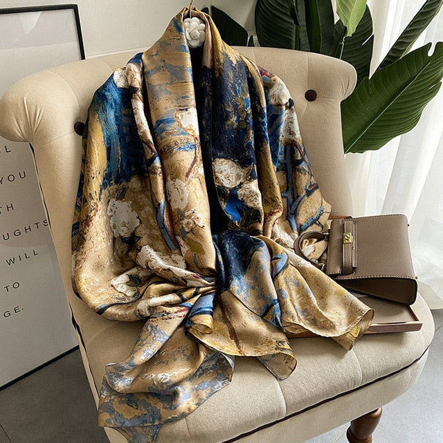 Luxury Silk Scarf - Rose’Mon Retail