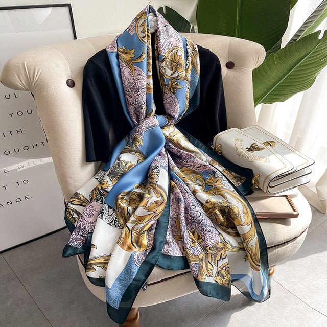 Luxury Silk Scarf - Rose’Mon Retail