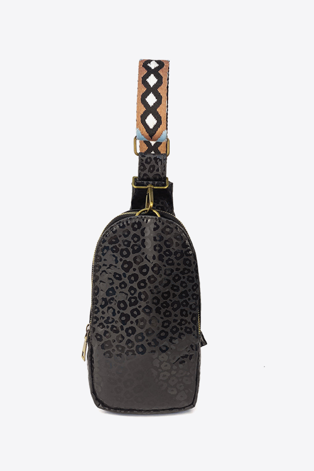 Printed PU Leather Sling Bag Trendsi