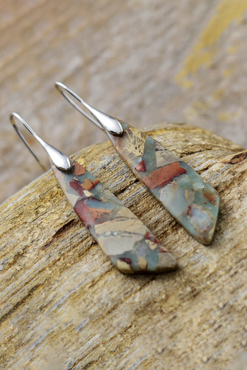 Handmade Natural Stone Dangle Earrings Trendsi