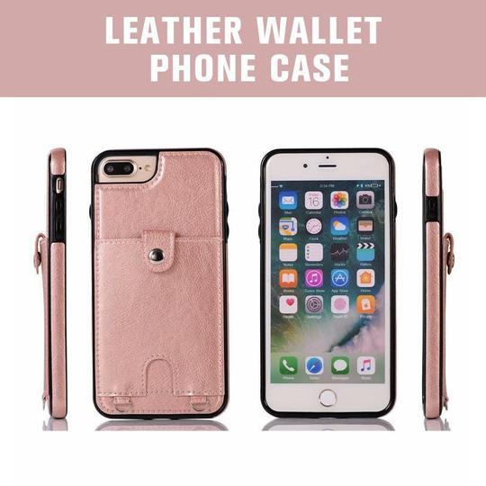 Cross Body Leather Wallet Phone Case Rose’Mon Retail