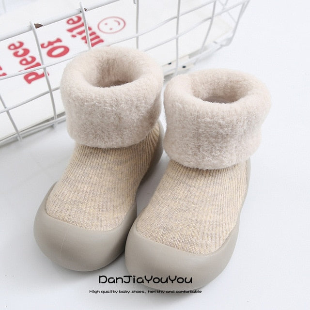 Thickened Socks Shoes Super Warm for Kids and Babies