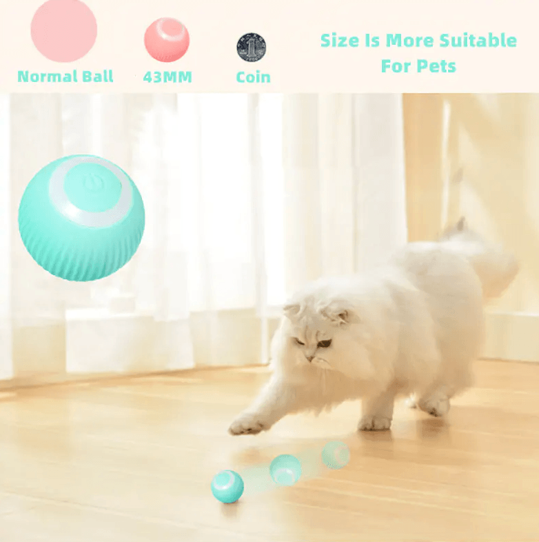 Smart Cat Ball Toys USB Charging - Rose’Mon Retail