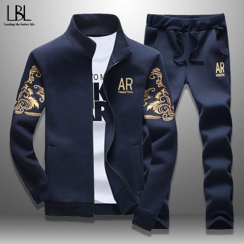 Men's Zipper Sweat Suit Set Rose’Mon Retail