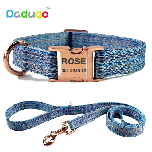 Personalized Nylon Dog Collar - Rose’Mon Retail