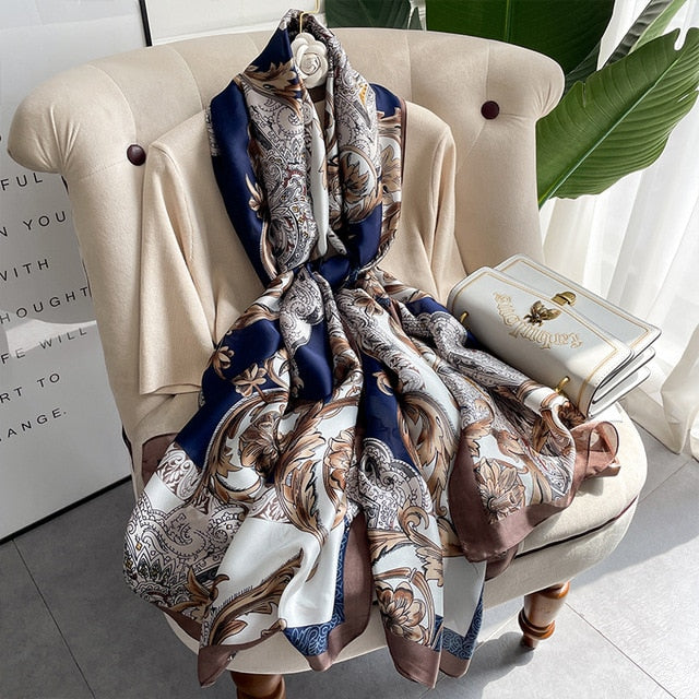 Luxury Silk Scarf - Rose’Mon Retail