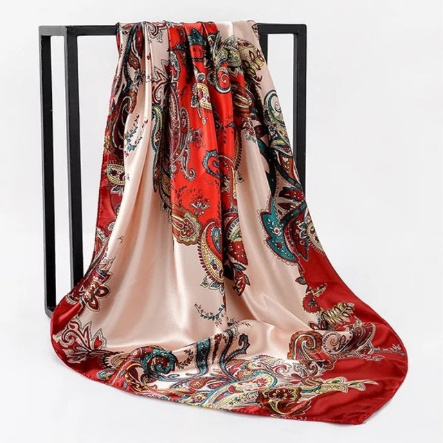 Women's Silk Scarf - Rose’Mon Retail