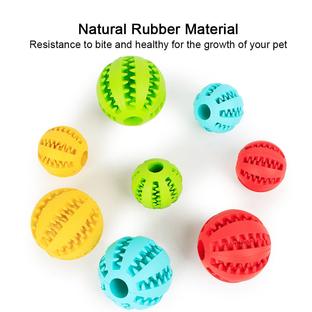 Rubber Balls Chewing Pet Toys