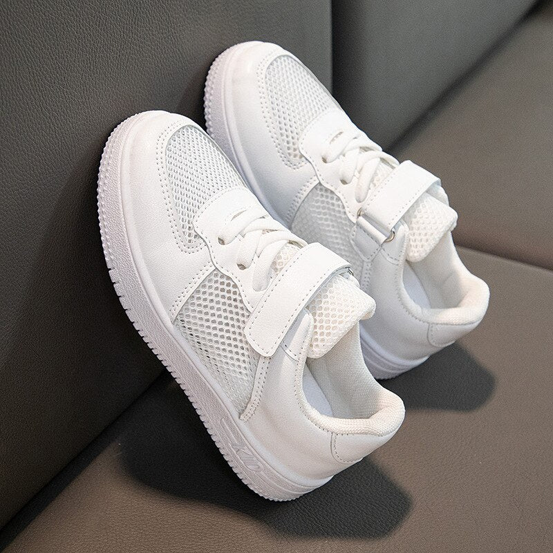 Boys Sport Breathable Tennis Sneaker Baby Girls Spring Fashion Shell White Running Shoes - Rose’Mon Retail